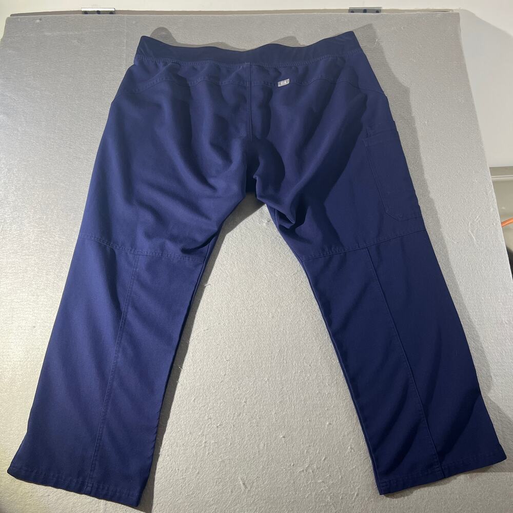 FIGS Women’s Navy Cargo Scrub Pants Size XXL Petite - Picture 2 of 13